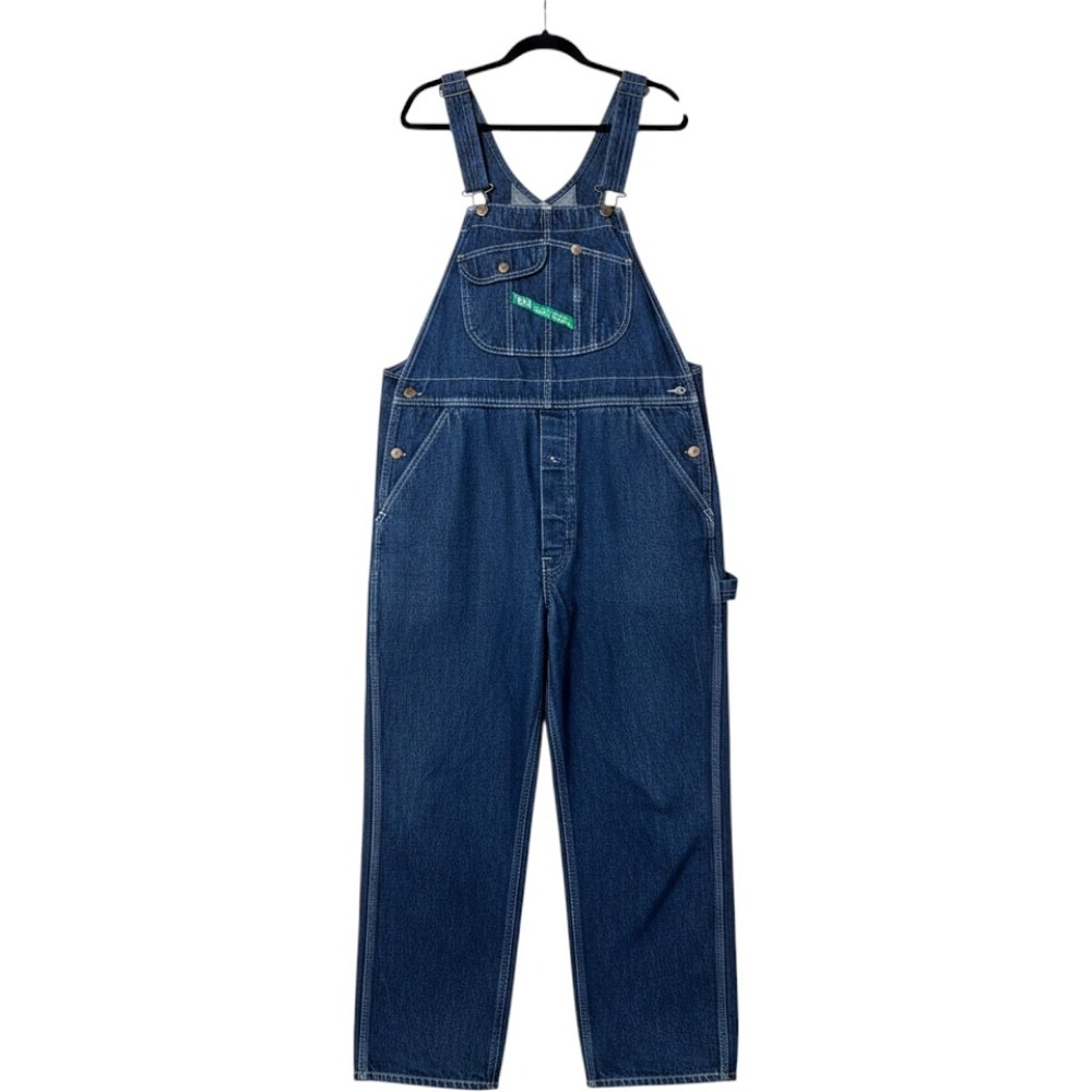 Vintage Key Imperial Aristocrat Overalls Blue Denim Workwear 40x31 Utility Bib